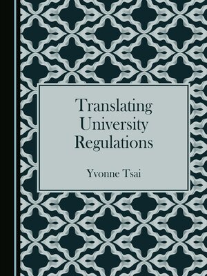 cover image of Translating University Regulations